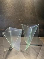 Mart van Schijndel Delta Vazen - 1981, Ophalen, Overige kleuren, Minder dan 50 cm, Glas