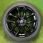 Originele 18 inch Volvo velgen met winterbanden V60 S60, 18 inch, Gebruikt, Banden en Velgen, 235 mm