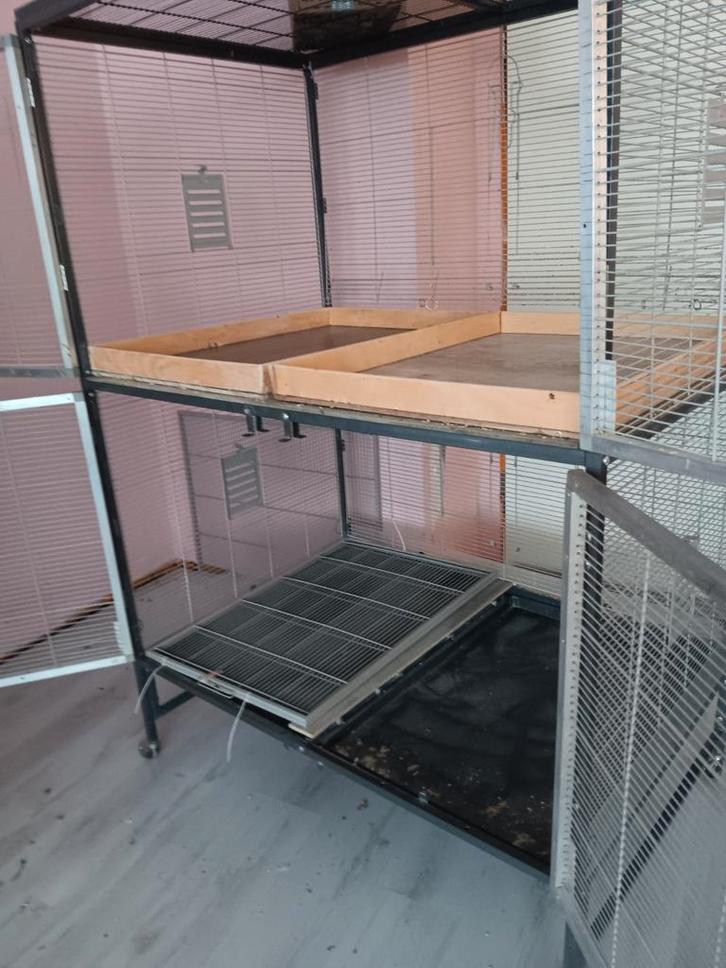 Vogelvoillere, Dieren en Toebehoren, Knaagdieren en Konijnen | Hokken en Kooien, Kooi, 90 cm of meer, 110 cm of meer, Ophalen of Verzenden