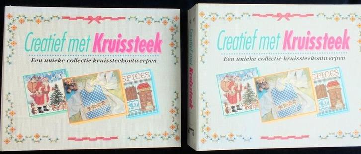 Creatief met kruissteek/2 albums/27 boekjes/ongebruikt, Hobby en Vrije tijd, Borduren en Borduurmachines, Nieuw, Patroon, Handborduren