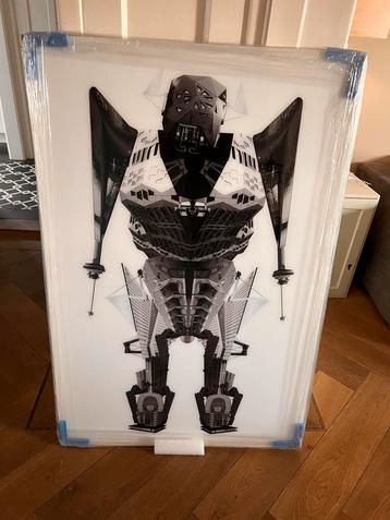 Abstracte Architectuur Print beschikbaar voor biedingen