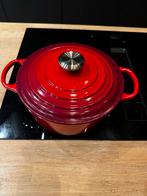 Le Creuset Stoofpan Rood, Gebruikt, Ophalen, Kookpan of Snelkookpan, Gietijzer