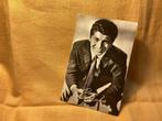 Kaart Paul Anka artiest, Ophalen of Verzenden, 1960 tot 1980, Zo goed als nieuw