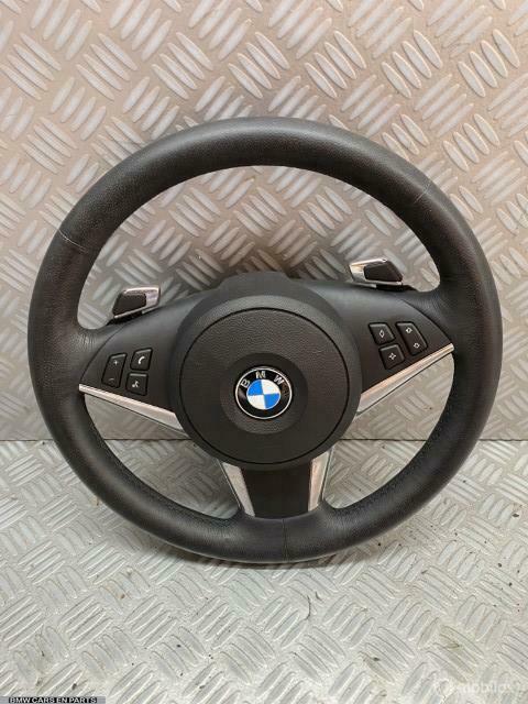 Sportstuur BMW 6-serie Cabrio E64 LCI ('05-'10) leder e63 lc, Auto-onderdelen, Besturing, BMW, Gebruikt, Ophalen of Verzenden