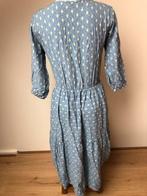 Vintage lichtblauw paars jurkje gestreept l, Kleding | Dames, Paars, Maat 42/44 (L), Ophalen of Verzenden, Zo goed als nieuw