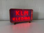 Oude antieke neon reclame lamp KLM EHCO haaksbergen lichtbak, Ophalen, Gebruikt, Lichtbak of (neon) lamp