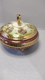 Gloria Fine Porcelain bonbonnières,, Ophalen of Verzenden, Zo goed als nieuw, Overige materialen