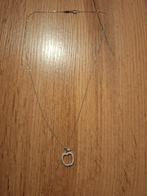 Lief witgouden kettingkje met appel hanger 9 karaat, Sieraden, Tassen en Uiterlijk, Ophalen of Verzenden, Zo goed als nieuw, Met kristal