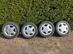 gebruikte lichtmetalen winterwielen set 4 x 100    195-60r15, Ophalen, Gebruikt, Opel