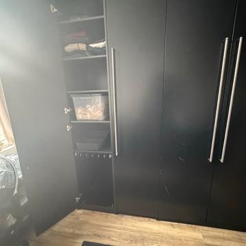 Ikea Pax kast zwartbruin met 2 deuren - afbeelding 2