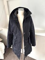 G - Lab mooie zwarte coat jas mantel 38 CHCS nieuwstaat, Kleding | Dames, Maat 38/40 (M), Zwart, Ophalen of Verzenden, Zo goed als nieuw