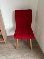 Rode stoel, nieuw in doos verkrijgbaar, 2 stuks beschikbaar, Ophalen, Zo goed als nieuw, Rood, Eén