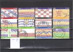 Nederland NVPH 2065-2076 gest, Postzegels en Munten, Postzegels | Nederland, Ophalen of Verzenden, Gestempeld