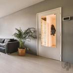 Boarddeur met grote glasopening binnendeur in Stomp, Niet ingevuld, 80 tot 100 cm, Binnendeur, Niet ingevuld