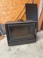 Houtkachel - Inbouwhaard, Huis en Inrichting, Kachels, Gebruikt, Houtkachel, Ophalen of Verzenden, Inbouw