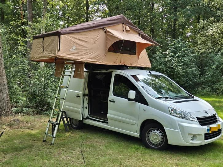 Daktent 2-3 personen | tent | Soft Top | Inclusief ladder, Caravans en Kamperen, Tenten, tot en met 3, Nieuw, Ophalen
