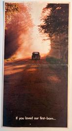 Canadese Volkswagen advertentiefolder met brilkever, Boeken, Auto's | Folders en Tijdschriften, Ophalen of Verzenden, Gelezen