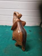 beeld olifant houtsnijwerk groot, Ophalen of Verzenden