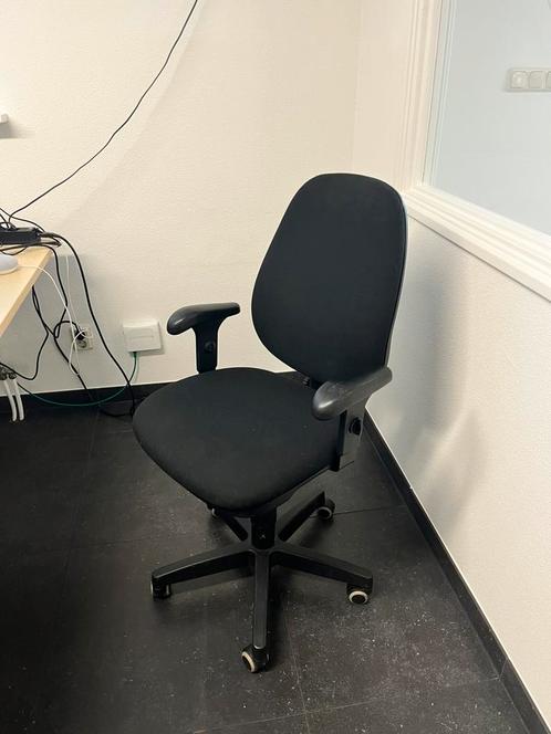 Bureaustoel, Huis en Inrichting, Bureaustoelen, Gebruikt, Zwart, Ophalen