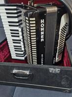 Accordoen hohner, Muziek en Instrumenten, Accordeons, Ophalen of Verzenden, Zo goed als nieuw, Hohner, Met koffer