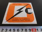 sticker Breda  Fa. Cohen  Electr. Materialen Boschstraat 34, Verzamelen, Ophalen, Zo goed als nieuw, Bedrijf of Vereniging