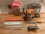 Stihl kettingzaag ms180 35 en 30 cm zaagblad, Ophalen of Verzenden, Gebruikt, Benzine, Stihl