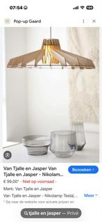 Van Tjalle en Jasper Hanglamp - Stijlvol Design, Ophalen, Gebruikt, Hout, Minder dan 50 cm