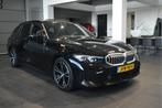 BMW 3 Serie Touring 320d M-Sportpakket pano camera led 18 in, Auto's, BMW, Automaat, Zwart, Zwart, Diesel