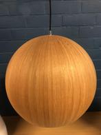 Lucide Bolstar - Hanglamp - Ø50cm - Hout, vintage design, Ophalen of Verzenden, Zo goed als nieuw, Metaal, Minder dan 50 cm