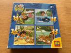 4 Diego puzzles compleet, Kinderen en Baby's, Speelgoed | Kinderpuzzels, Ophalen of Verzenden, Zo goed als nieuw