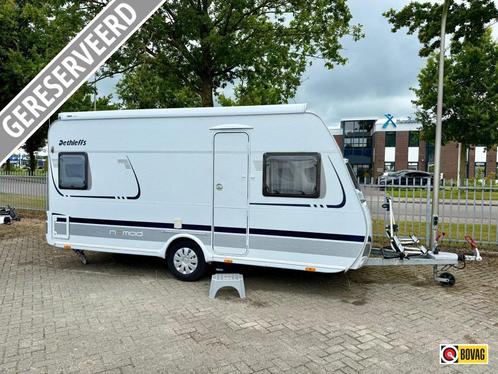 Dethleffs Nomad 450 DB mover/ luifel/fietsenrek, Caravans en Kamperen, Caravans, Bedrijf, tot en met 4, Rondzit, Dethleffs, Frans bed