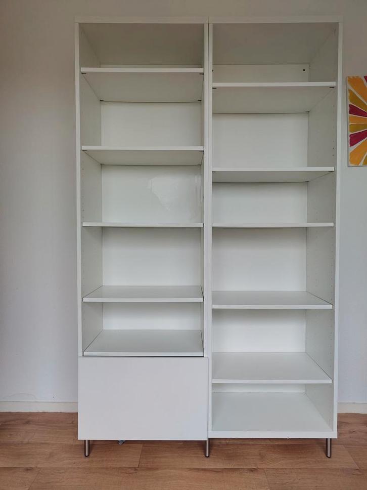 2x ikea besta kast wit met planken en lade, Huis en Inrichting, Kasten | Overige, Zo goed als nieuw, Ophalen of Verzenden