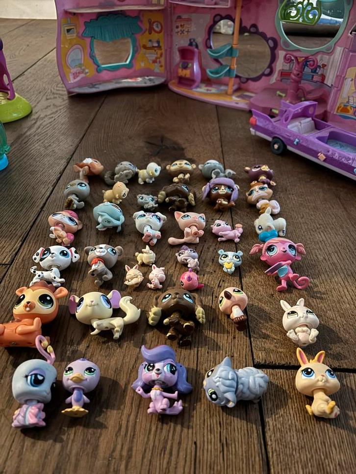 Grote LPS Set: 51 Dieren, Accessoires, Auto's, Speeltuin & H, Verzamelen, Speelgoed, Gebruikt, Ophalen of Verzenden