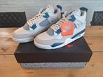 Nike Jordan 4 Retro "Military Blue" maat 47.5, Kleding | Heren, Schoenen, Wit, Nike, Nieuw, Ophalen of Verzenden