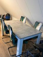 Hoogglans Witte Eettafel - Model Marknesse 190cm, Ophalen, Kunststof, Nieuw, 50 tot 100 cm