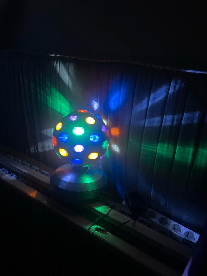 Discobal met licht, Hobby en Vrije tijd, Feestartikelen, Gebruikt, Overige, Ophalen of Verzenden