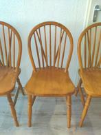 Oak chairs / eiken stoelen 4 pcs., Huis en Inrichting, Stoelen, Gebruikt, Bruin, Ophalen of Verzenden, Vier