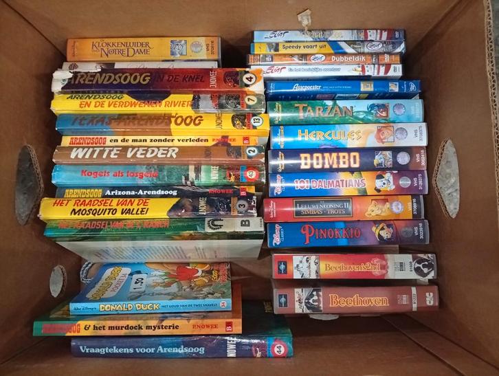 VHS Collectie: Disney, Arendsoog, en meer!, Cd's en Dvd's, VHS | Kinderen en Jeugd, Gebruikt, Kinderprogramma's en -films, Tekenfilm