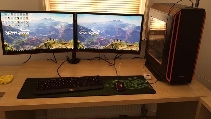 AOC Gaming Monitoren 24 Inch, Computers en Software, Monitoren, Zo goed als nieuw, 61 t/m 100 Hz, HDMI, VGA, Gaming, Ingebouwde speakers