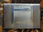 Mooi oud Engels Art Deco silverplate sigarettenetui 12,7 cm., Antiek en Kunst, Antiek | Woonaccessoires, Ophalen of Verzenden