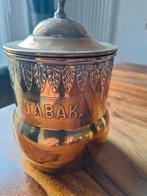 Antieke Tabakspot met Deksel, Ophalen of Verzenden