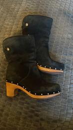 UGG Lynnea clog boot  laars suede zwart, UGG, Zwart, Lage of Enkellaarzen, Ophalen of Verzenden