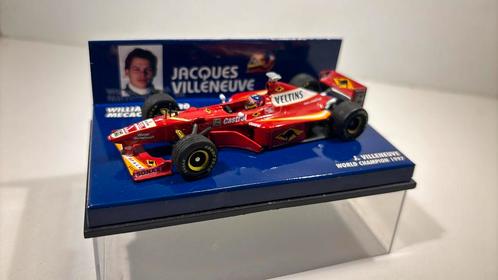 F1 williams fw20 mecachome j.villeneuve minichamps 1.43, Hobby en Vrije tijd, Modelauto's | 1:43, Zo goed als nieuw, Auto, MiniChamps