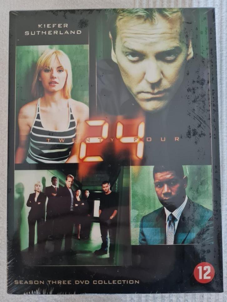 24 - Seizoen 3 Complete Derde Seizoen, Cd's en Dvd's, Dvd's | Tv en Series, Zo goed als nieuw, Actie en Avontuur, Vanaf 12 jaar