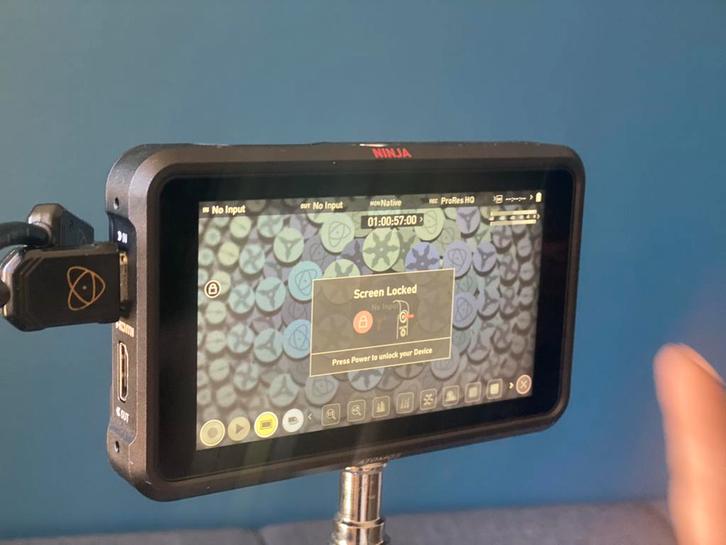 Atomos Ninja V Monitor/Recorder, Audio, Tv en Foto, Professionele Audio-, Tv- en Video-apparatuur, Gebruikt, Video, Ophalen of Verzenden