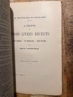 La psychologie du socialisme, a propos de trois livres récen, Ophalen of Verzenden, Émile Vandervelde
