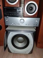 Kleine audio lot partij! Speakers, sub en 3 versterkers!, Gebruikt, Speakers, Ophalen, Overige merken