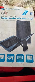 Lab31 Universele Bluetooth Tablet Keyboard Case 7/8", Computers en Software, Ophalen of Verzenden, Nieuw