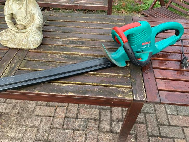 Bosch AHS 400-24T Heggenschaar - Gebruikt, Tuin en Terras, Heggenscharen, Gebruikt, Elektrisch, Ophalen