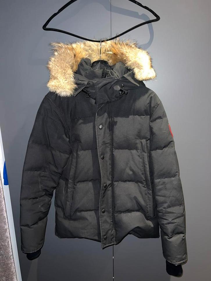 Canada Goose Wyndham Parka - Maat M - Origineel, Kleding | Heren, Jassen | Zomer, Zo goed als nieuw, Maat 48/50 (M), Zwart, Ophalen of Verzenden